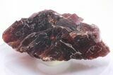 Rare, Red Villiaumite Crystal Section - Murmansk Oblast, Russia #195325-1